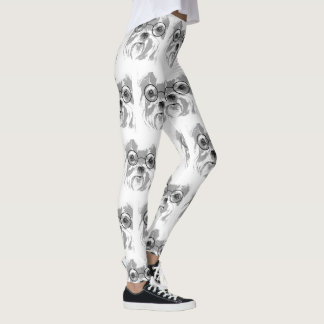 Leggings Gafas de perro de Shih Tzu