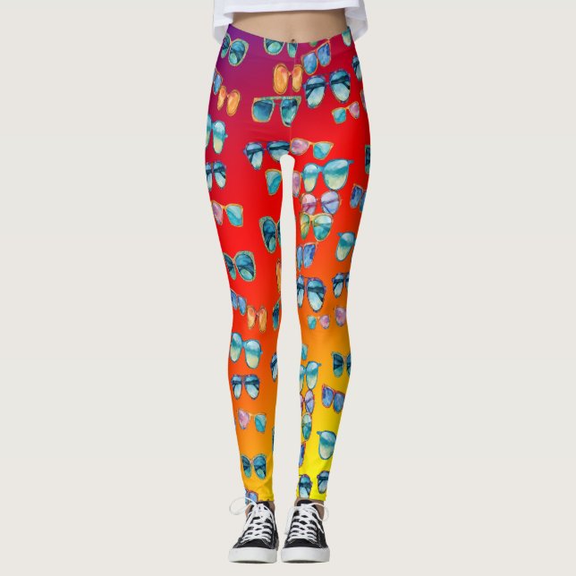 Leggings Gafas de sol de Boho Summervibes (Anverso)