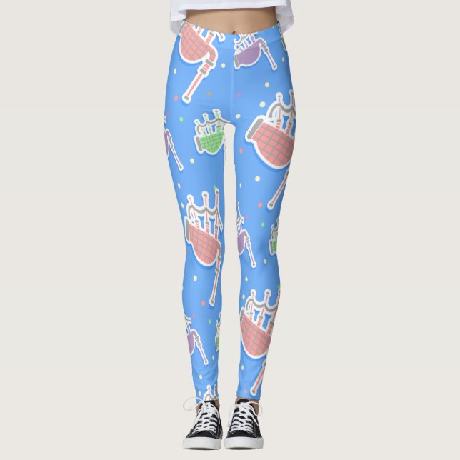 Leggings gaita rosa pastel (Anverso)