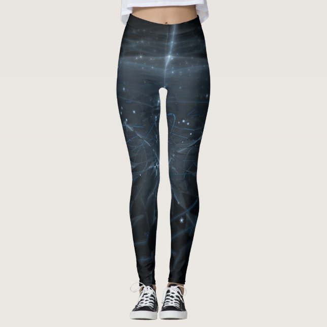 Leggings Galaxia Azul Atrás (Anverso)