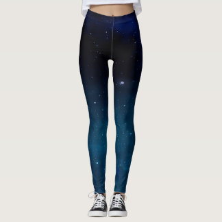 Leggings Galaxia azul oscuro