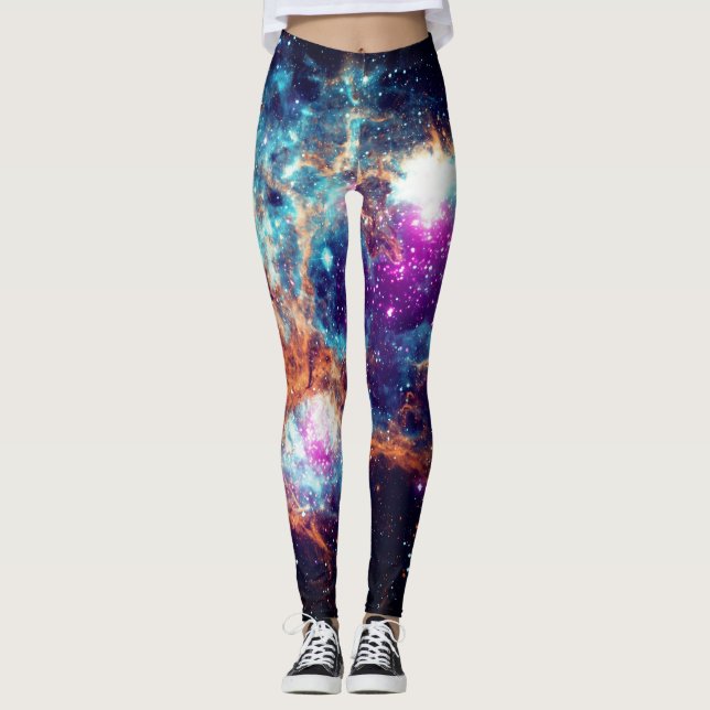 Leggings Galaxia celestial (Anverso)