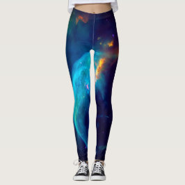 Leggings Galaxia colorida de la anomalía del espacio
