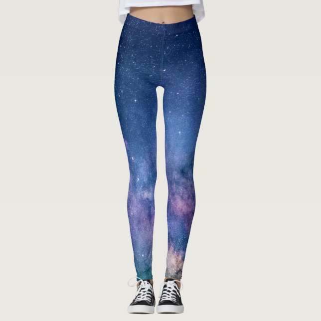 Leggings Galaxia de la vía láctea (Anverso)