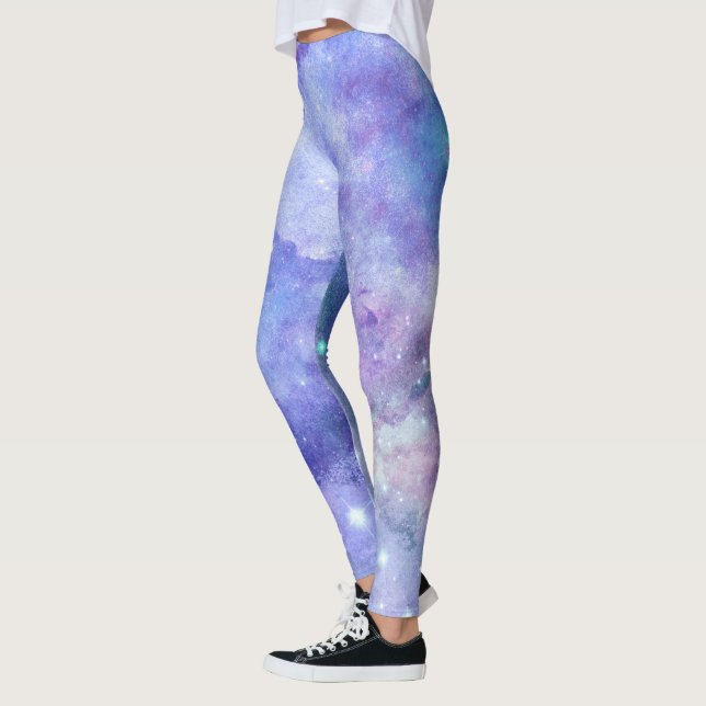 Leggings Galaxia de los amantes del espacio del cielo estre (Izquierda)