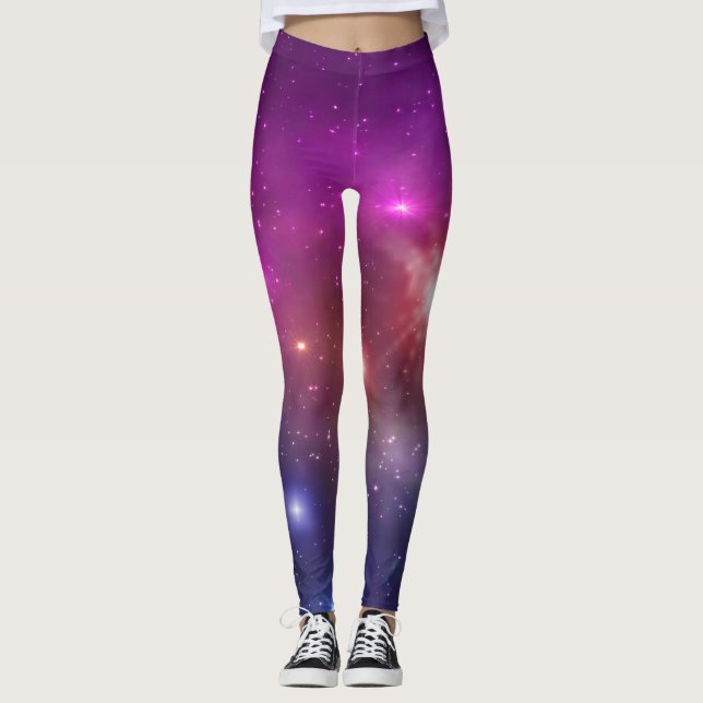 Leggings Galaxia de moda (Anverso)