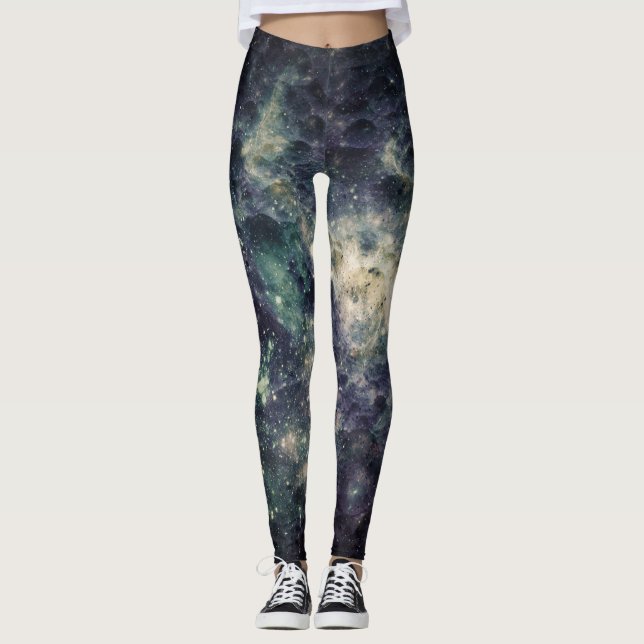 Leggings Galaxia Desolada Roca Espacial Moda Fría (Anverso)