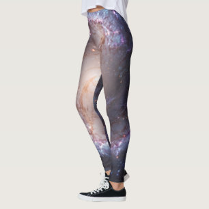 Leggings Galaxia Espiral Barrada Brillante