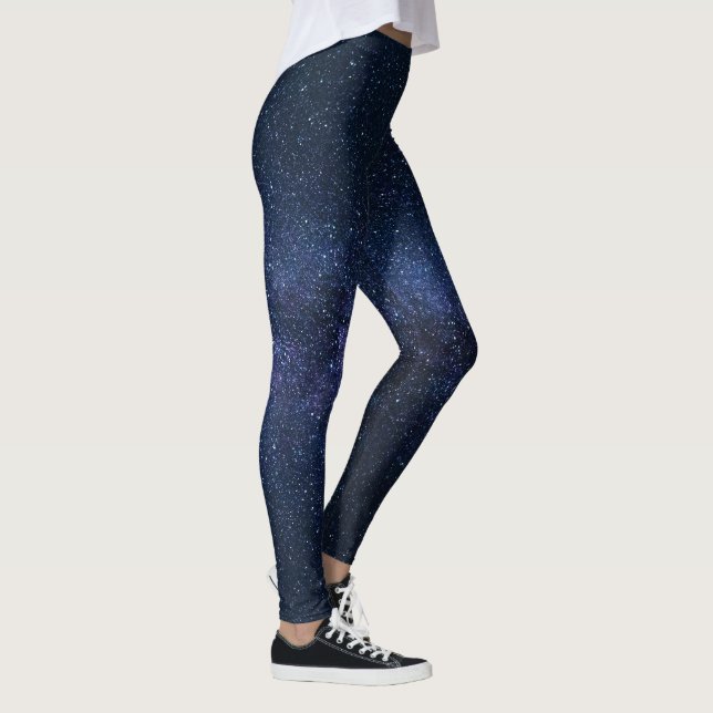 Leggings Galaxia estrellada de la vía láctea del cielo (Derecha)