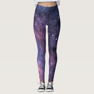 Leggings Galaxia Nebula Yoga Pants Space Purple