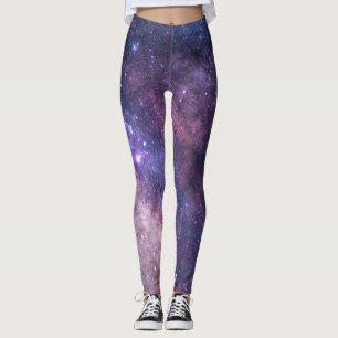 Leggings Galaxia Nebula Yoga Pants Space Purple