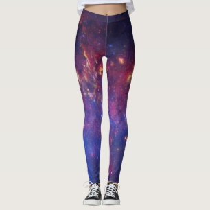 Leggings Galaxia Nebula Yoga Pants Space Purple