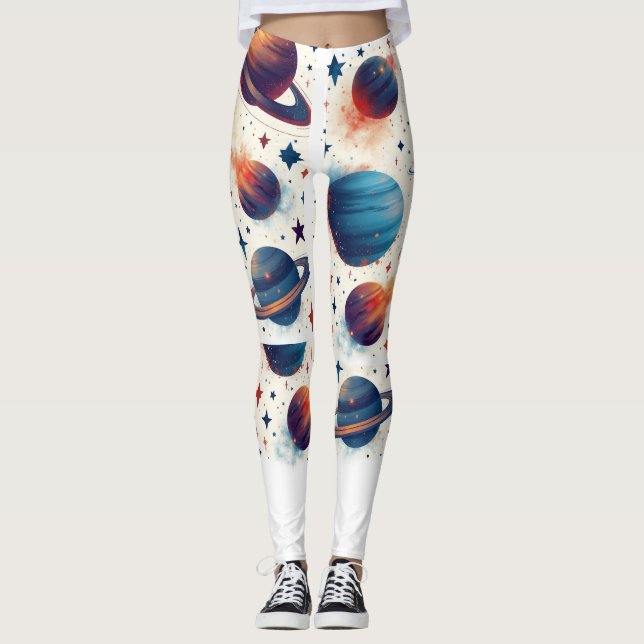 Leggings Galaxia y Leggencias Espaciales (Anverso)