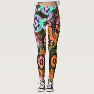 Leggings Galaxy Nebula Danza de la tortuga marina hawaiana