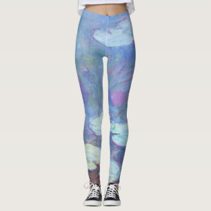 Leggings Galería Claude Monet Pink Water LiliesBella Artes 