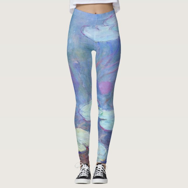 Leggings Galería Claude Monet Pink Water LiliesBella Artes  (Anverso)