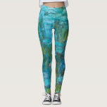 Leggings Galería Claude Monet Water Lilies NymphéasHD<br><div class="desc">Claude Monet. Water Lilies Nymphéas. c. 1915. Óleo sobre lienzo. Pintura de obra maestra original de arte fino del famoso artista impresionista francés Claude Monet.</div>