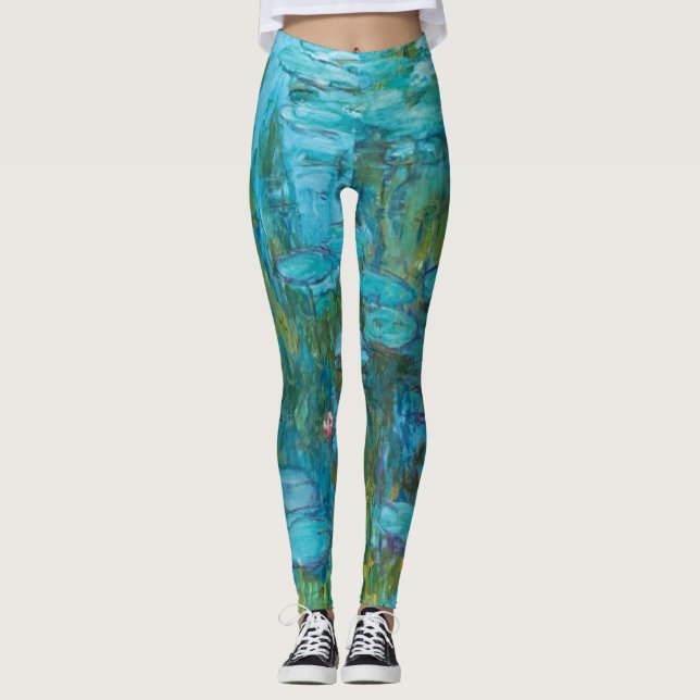 Leggings Galería Claude Monet Water Lilies NymphéasHD (Anverso)