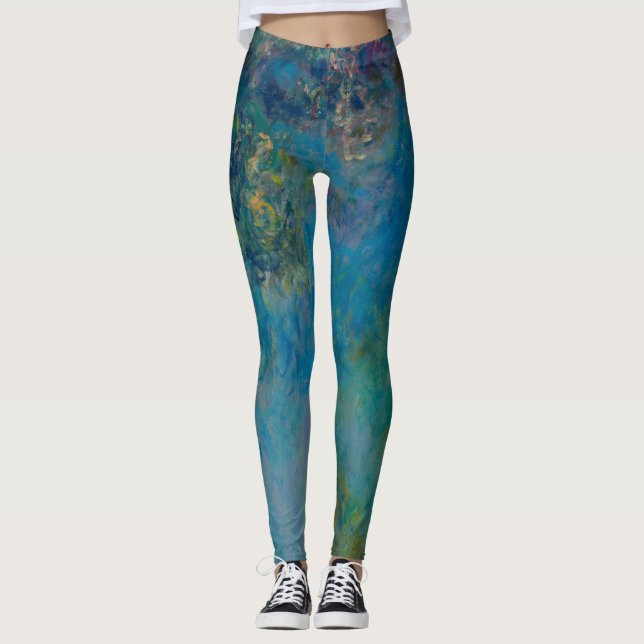 Leggings Galería floral de Claude Monet Wisteria Bella Arte (Anverso)