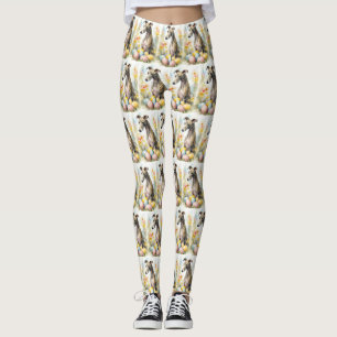 Leggings Galgo con huevos de Pascua