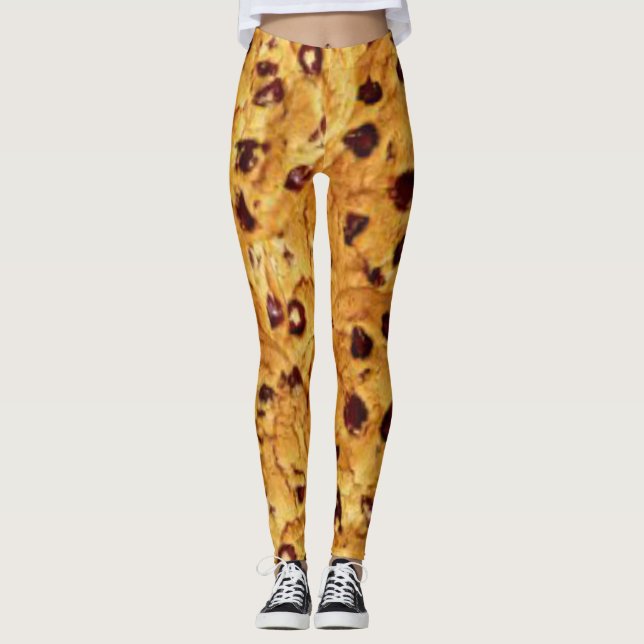 Leggings galletas de microprocesador de chocolate (Anverso)