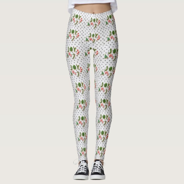 Leggings Galletas de Navidades de alegría (Anverso)