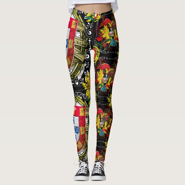 Leggings Galo de Barcelos, Portugal (Anverso)