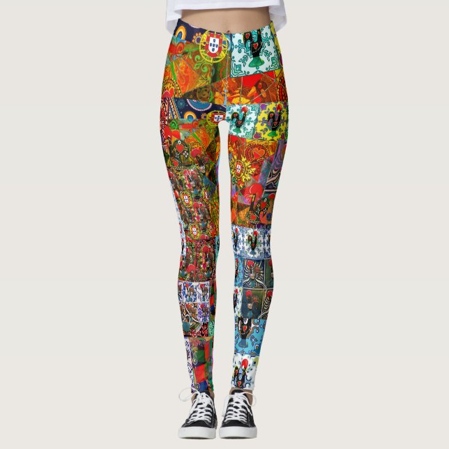 Leggings Galo de Barcelos, Portugal (Anverso)