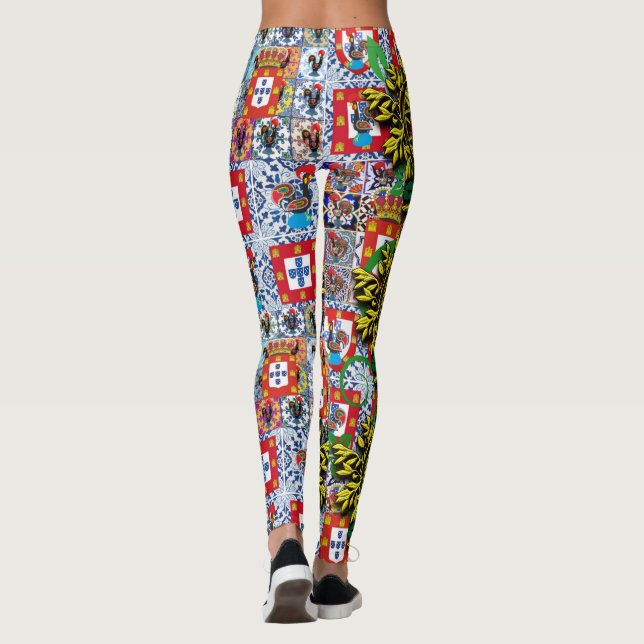 Leggings Galo de Barcelos, Portugal (Reverso)