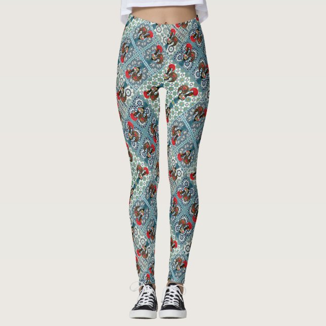 Leggings Galo de Barcelos, Portugal (Anverso)