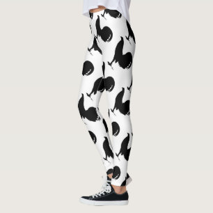 Leggings Gamecock Rooster Silhouette