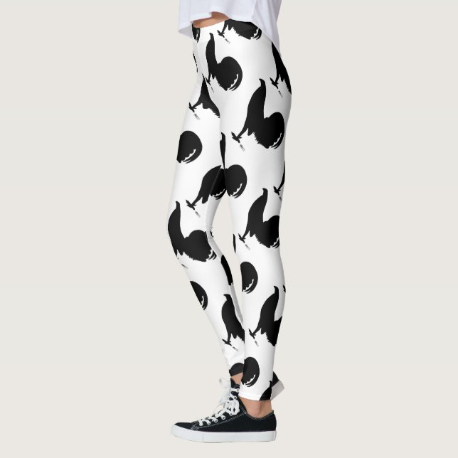 Leggings Gamecock Rooster Silhouette (Izquierda)