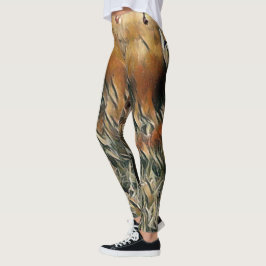 Leggings Gansos y patos vagan arte