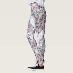 Leggings Garabatos sobre un papel portátil