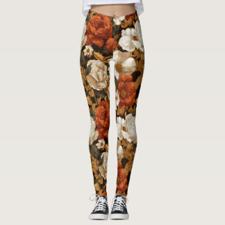 Leggings Gardenias Flor Peso Gardenias Pétalo