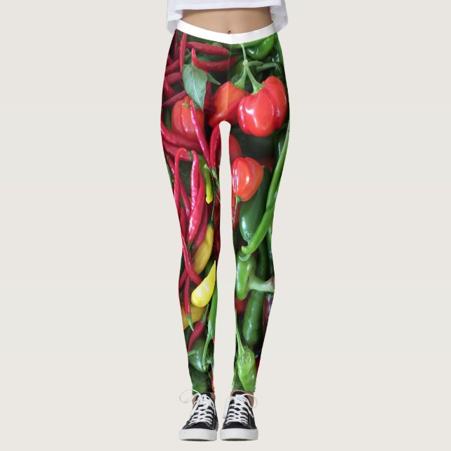 Leggings garganta de pimienta caliente (Anverso)