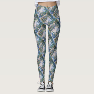 Leggings Garlic Lilies Water Lilies Bella Artes Spoof