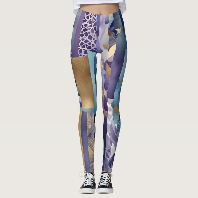 Leggings garras de colcha de corte (Anverso)
