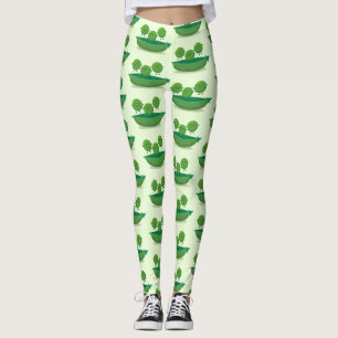 Leggings Garzas saltantes en ilustracion de personalizado d