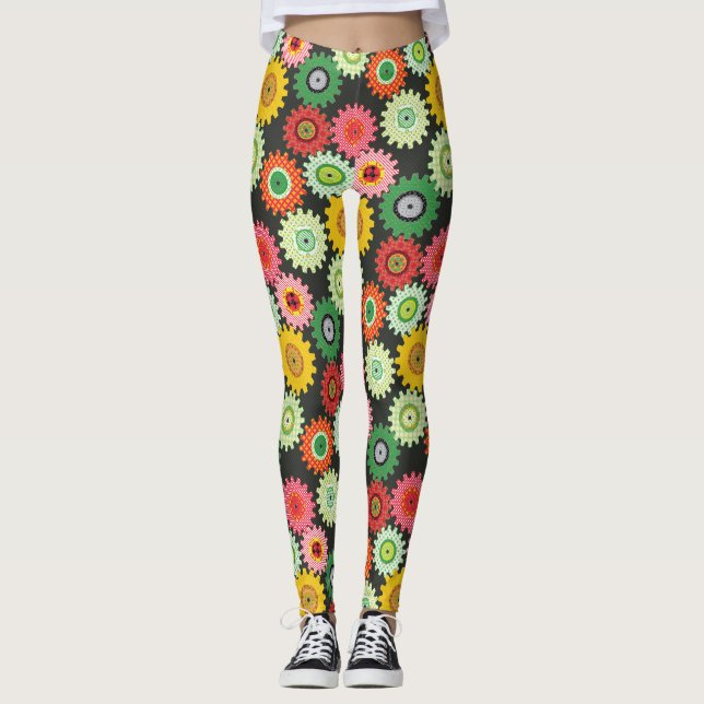 Leggings Gases con patrones (Anverso)