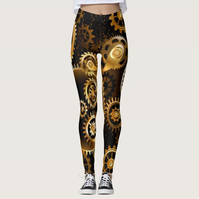 Leggings Gases de bronce de vapor sin soldadura (Anverso)