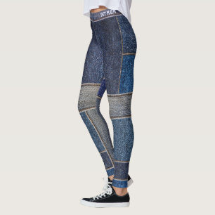 Leggings Gatita Amante de Mascotas Vaqueros Azules de Parch