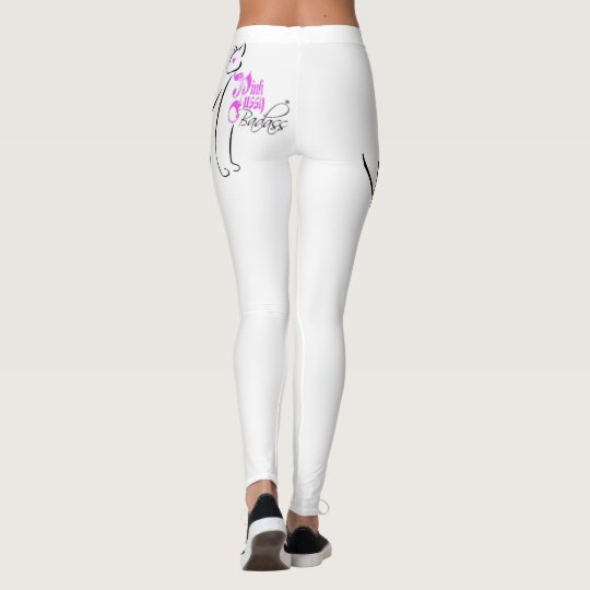 Leggings Gatito rosado Badass: Resista las polainas