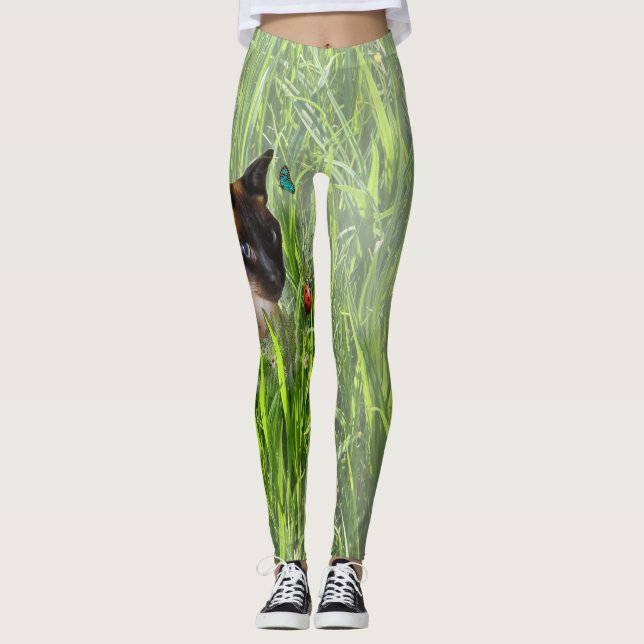 Leggings Gatitos y mariposas (Anverso)