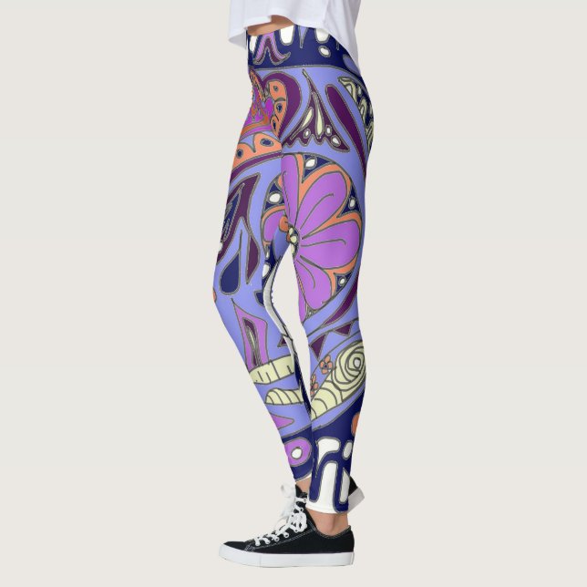 Leggings Gato Calavera Tatuada (Izquierda)