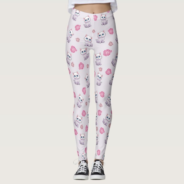 Leggings Gato de corte (Anverso)