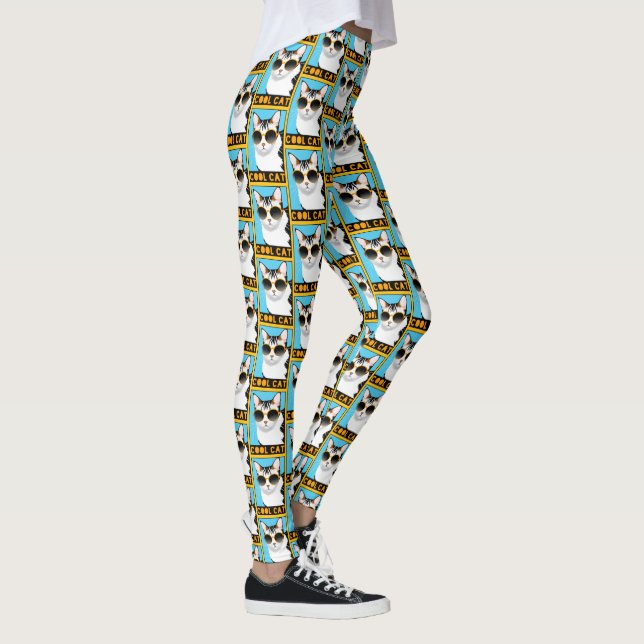 Leggings Gato de Guay divertido (Derecha)