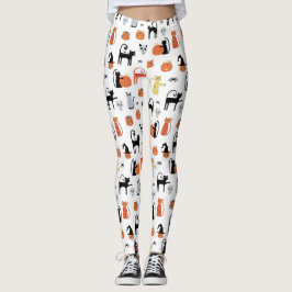 Leggings Gato de Halloween lindo