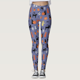 Leggings Gato de Halloween lindo