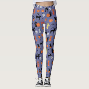 Leggings Gato de Halloween lindo
